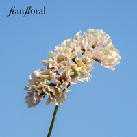 Fian Floral Handgemaakte Kunststof Witte Limonium Kunstbloemen voor Bruiloft- en Kerstboeketten - Realistisch en Langdurig