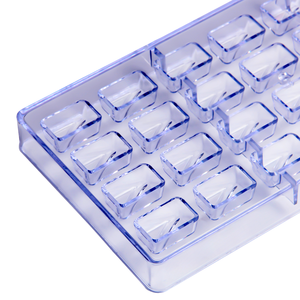Molde de plástico rectangular pequeño de 28 cavidades al por mayor, herramientas de repostería CC0017 para crear pasteles - Product Image 3