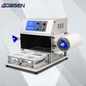 Multi-Cavity Pneumatic Tray Sealing Machine New Fast Food Fruit Meat PP Tray Lunch Box Sealer for Beverage Cup Tray Sealing Mach - Product Image 2