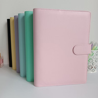 Organisateur de budget A6 en cuir personnalisable, étanche, style Macaron, pour la gestion de l'argent, avec système de planification et portefeuille à enveloppes pour espèces, vente en gros
