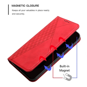 Étui portefeuille à rabat en cuir PU avec porte-cartes pour OPPO Realme 14 Pro <span class=keywords><strong>Plus</strong></span> 5G Reno 13 Pro - Product Image 4