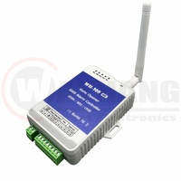 WAYHANG WH-300 Contrôleur de relais 4G LTE ABS GSM avec interrupteur de commande SMS, 2 entrées numériques, ouvre-porte, AC/DC 9V~36V/1A, alarme sonore Nano