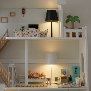 Estantería Extensible de Madera Ecológica <span class=keywords><strong>Blanca</strong></span> Moderna para Niños, Mueble de Juego de Imitación para Dormitorio u Oficina en Casa - Product Image 5