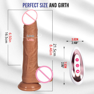 Peeds 3 ruhuesing dudult duex roroducts eating ototating iliilicono ACK Enis leclectric Realistic ilildo Vibrator - Product Image 3