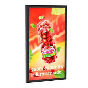 Layar Sentuh PCAP Digital Signage Tahan Air IP66 untuk Pemasangan Dinding Industri, Kaca Tempered AG Etched Grade IK10 5mm - Product Image 2