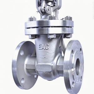 Vanne à opercule à bride ANSI Classe 150LB CF8M/SS316L à commande manuelle par cale DN15-DN600 OEM Personnalisée en acier WCB - Product Image 1