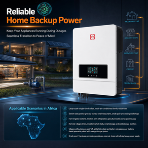 Inversor <span class=keywords><strong>Híbrido</strong></span> de Onda Sinusoidal Pura de Alta Eficiencia de 8.2kW 10.2kW 220V con Doble MPPT para Sistemas de Energía Solar Doméstica - Product Image 3