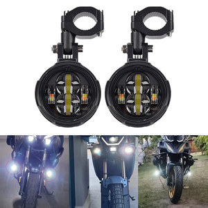 Lampe auxiliaire LED pour <span class=keywords><strong>moto</strong></span>, pour <span class=keywords><strong>BMW</strong></span> R1200GS F800GS ADV Yamaha MT07 MT09 CRF1000L Africa <span class=keywords><strong>Twin</strong></span> Kawasaki, feux antibrouillard, lampe <span class=keywords><strong>moto</strong></span> - Product Image 1
