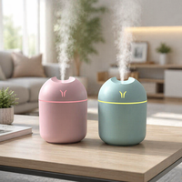 Nouvel humidificateur d'aromathérapie ultrasonique mini avec design nuage de pluie, électrique, en plastique, pour chambre à coucher, maison, hôtel, voiture
