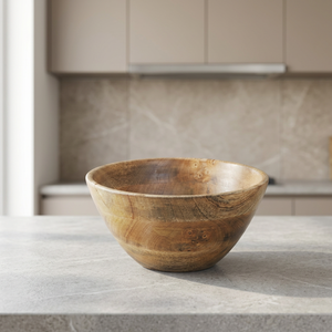 Cuenco de madera con Mango, Color Natural - Product Image 3
