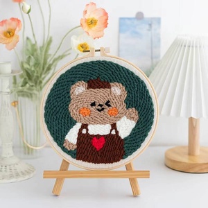 XIXI Kits de Bordado Personalizado con Punto de Cruz, Manualidades Textiles y de Tela con Temática Animal para Colgar en la Pared - Product Image 1
