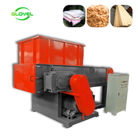 Machine de broyage automatique du plastique, du métal et du bois avec moteur de 30 kW, capacité de 0,3 à 0,5 t, 380 V