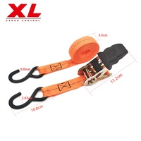 Offre Spéciale – Excellent Prix – Lot de 4 Sangles d'Arrimage à Cliquet Personnalisables – Largeur 25 mm (1 pouce)