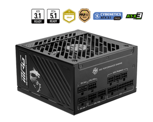 พาวเวอร์ซัพพลายคอมพิวเตอร์ MPG A1000GS รุ่นใหม่ปี 2025 แบบ Dual 16pin 2x 80+ PLUS Gold สำหรับเดสก์ท็อปเกมมิ่งพีซี ATX3.1 PSU PCIE5.1 มีสินค้าในสต็อก - Product Image 2