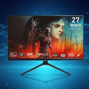 Meilleur écran de moniteur 27 <span class=keywords><strong>pouces</strong></span> pour le jeu, 165 Hz, 1080p Full HD, moniteur LED pour ordinateur de bureau avec design sans cadre - Product Image 1