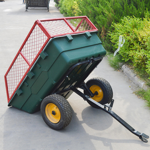 Longwin-005 2-bánh xe thép trang trại Giao thông vận tải ATV Wagon ngoài trời Vườn Trailer cho tow-phía sau xe máy 295kg Tải công suất - Product Image 2