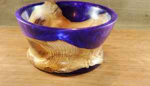 Handcrafted <b>Resin</b> <b>Wooden</b> Bowl Unique Natural Wood And <b>Resin</b> Blend <b>For</b> Home Decor And <b>Table</b> Styling - Product Image 5