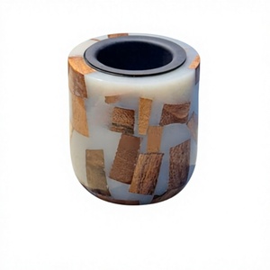 Quemador de Incienso de Madera y Resina Epoxi Hecho a Mano, de Lujo, Estilo Árabe, para Oud y Bukhoor, Decoración de Interiores para el Hogar - Product Image 1