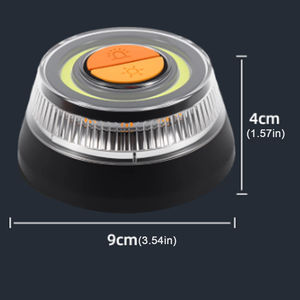 ไฟฉุกเฉินรถยนต์ V16 ไฟเตือน LED ไฟแฟลชสีขาวสีเหลืองแฟลชแม่เหล็กที่แข็งแกร่งการเหนี่ยวนำแบบชาร์จไฟได้อุปกรณ์เสริมรถยนต์ - Product Image 6