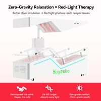Lit de thérapie infrarouge à lumière rouge à gravité zéro avancé pour la vente en gros, haute irradiance, corps entier, PBM, photobiomodulation