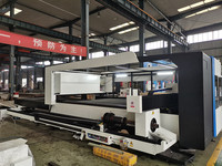 Machine de découpe laser à fibre 6000W avec table d'échange intégrée et découpeuse laser CNC intégrée pour acier et acier inoxydable