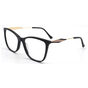 Monture de lunettes en acétate la plus vendue en gros avec branches mixtes à motif animalier pour écran d'ordinateur - Product Image 4