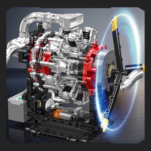 Nuevo Producto Serie Motor, Bloques de Construcción de Juguete de Modelo Creativo en ABS, Rompecabezas Dinámico de Ensamblaje, Regalo Unisex, Venta al Por Mayor OEM - Product Image 3