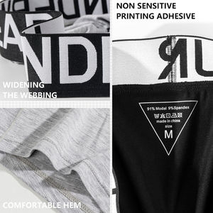 Bóxer de nuevo estilo para hombre, ropa interior, Modal cintura elástica, cómodo, personalizado, logotipo en negrita, calzoncillos bóxer para hombre - Product Image 6
