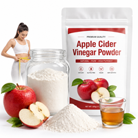 Poudre de vinaigre de cidre de pomme LongBio 5%-10% d'acide acétique, soluble dans l'eau, pour les gommes, les capsules, les boissons et les compléments alimentaires