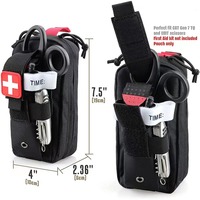 Kit de survie tactique d'urgence Medresq, porte-tourniquet, outils de camping, sac de traumatologie, trousse de premiers soins IFAK pour le sauvetage