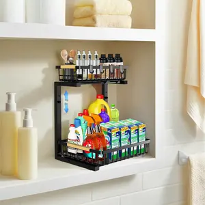 New Design Metal Kitchen Sink Storage Cabinets Innovative Storage Holders & Racks