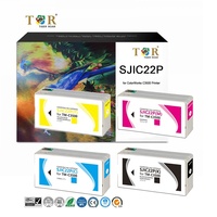 Cartouches d'encre pigmentée compatibles Epson SJIC30P SJIC22P SJIC26P SJIC24P SJIC41P pour imprimante d'étiquettes Epson TM-C7500G TM-C3500