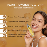 Sérum Professionnel pour la Croissance des Cheveux, Roll-On, Formule Hydratante et Réparatrice, Améliore le Volume des Cheveux, Renforce les Racines, Sérum pour la Croissance des Cheveux