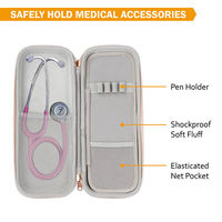 Accessoires de médecin et d'infirmière Étui stéthoscope semi-dur bleu extra room pour stéthoscopes 3M Littmann Classic Iii