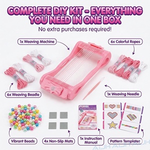 Kit de fabrication de bijoux AiJH, accessoires <span class=keywords><strong>pour</strong></span> bracelets perlés DIY, ensemble de <span class=keywords><strong>perles</strong></span> <span class=keywords><strong>pour</strong></span> la beauté, jouets <span class=keywords><strong>pour</strong></span> enfants, bracelets faits <span class=keywords><strong>à</strong></span> la main <span class=keywords><strong>pour</strong></span> filles, machine <span class=keywords><strong>à</strong></span> faire des bracelets, jouets - Product Image 2