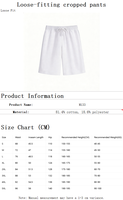 Shorts de bain sportifs tissés style américain 300g pour l'été, avec cordon de serrage, taille haute, pour hommes, marque de mode étudiante