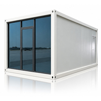 Bureau de chantier portable, bâtiment modulaire en conteneur, dortoir pour travailleurs, cantine, salle de classe, solution d'assemblage rapide