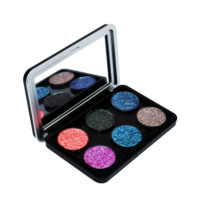 Palette de fard à paupières chromée à logo personnalisé de haute qualité