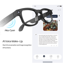 Lunettes <span class=keywords><strong>de</strong></span> <span class=keywords><strong>soleil</strong></span> intelligentes IA avec caméra 20MP, enregistrement vidéo 1200P, transfert Wi-Fi, audio Bluetooth et fonction Open Ear - Product Image 3