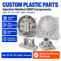 Fabricant de pièces en plastique sur mesure, moulage par injection de plastique recyclé ABS PP PE PVC Nylon, pièces moulées par injection OEM, moule