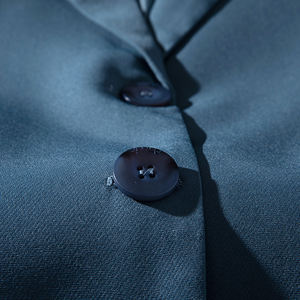 New Fashion Ladies abito da lavoro monopetto blu abbigliamento quotidiano abito leggero abiti da <span class=keywords><strong>donna</strong></span> formali Plus Size scollo a v regolare - Product Image 6