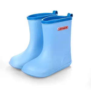 Botas de lluvia antideslizantes para niñas pequeñas, bonitas Botas de lluvia impermeables, zapatos de agua para niños