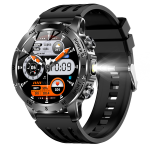 Reloj Inteligente AK92 de 1.53 Pulgadas con Pantalla IPS, Respuesta de Llamadas, Brújula, Linterna, Resistencia al Agua IP68, Batería de 800 mAh, Ultra Larga Duración, Reloj Deportivo para Hombre - Product Image 5
