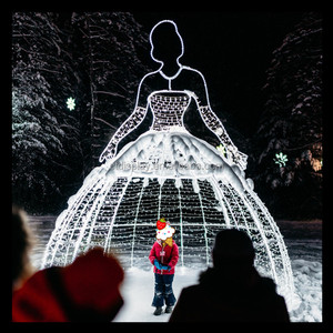 Lampu Motif besar Natal luar ruangan kustom untuk dekorasi Natal jalanan - Product Image 2