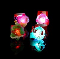 Bracelets lumineux LED de Noël, jouets décoratifs de Père Noël, bracelets lumineux pour enfants, cadeaux de Noël et du Nouvel An