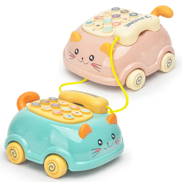 Baby Funny Activity Story Music Crawl Toy English Intelligent Musical Early Learning Telephone Toys