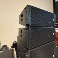 Haut-parleur passif double 10 pouces LS3 Line Array Série LA Mono 700W/500W XLR/Speakon Garantie 3 ans Coque en bois Montage polyvalent