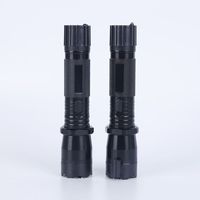 Lampe torche tactique LED de qualité militaire 1200 lumens, zoomable, étanche pour le camping et l'équipement de survie