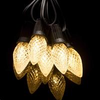 Lot de 25 ampoules LED C7 multicolores pour décorations de Noël résidentielles, ampoules de remplacement pour Noël