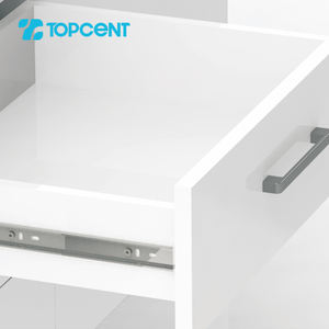 Für TOPCENT Modernes Design Verdeckte Läufer Kanal Kugellager Möbel Schubladen führungen Führungs schienen für Küche Schlafzimmer - Product Image 3